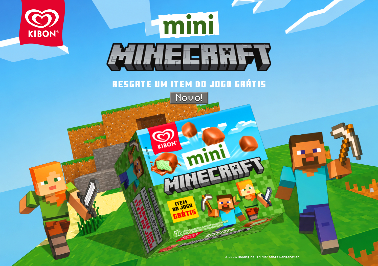 Kibon aposta em parcerias com Disney, Marvel, Minecraft e Bauducco em novos sorvetes