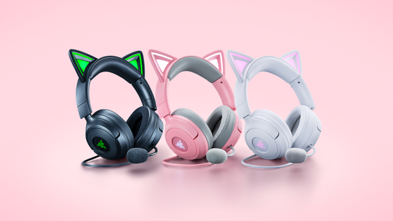 Razer anuncia headset cabeado Kraken Kitty V3 para streamers